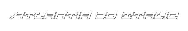 Atlantia 3D Italic 