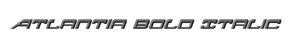 Atlantia Bold Italic 