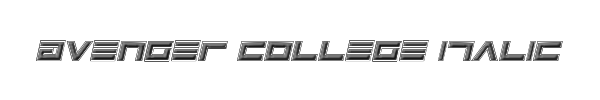 Avenger College Italic 