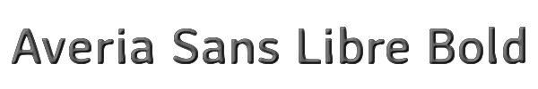Averia Sans Libre Bold 