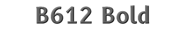 B612 Bold 