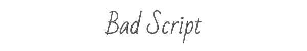Bad Script 