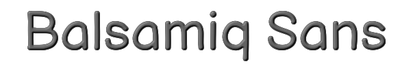 Balsamiq Sans 