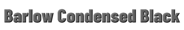 Barlow Condensed Black 