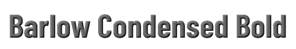 Barlow Condensed Bold 