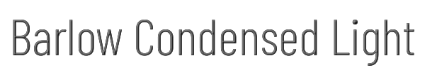 Barlow Condensed Light 