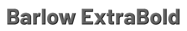 Barlow ExtraBold 