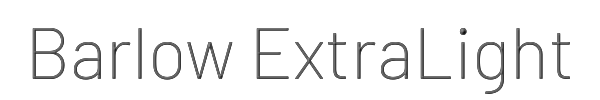 Barlow ExtraLight 