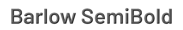 Barlow SemiBold 