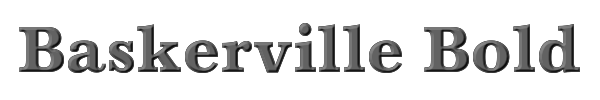 Baskerville Bold 
