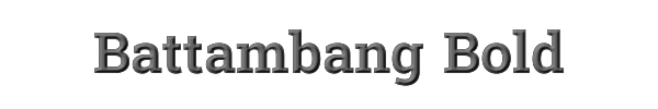 Battambang Bold 