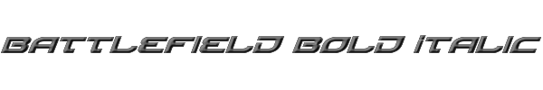 Battlefield Bold Italic 