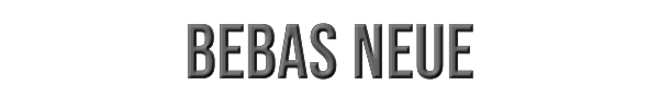 Bebas Neue 