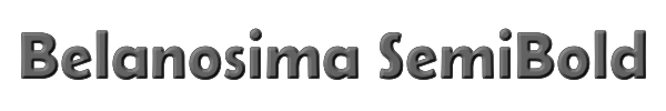 Belanosima SemiBold 