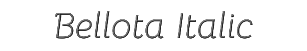 Bellota Italic 