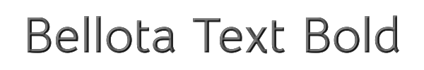 Bellota Text Bold 