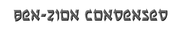 Ben-Zion Condensed 