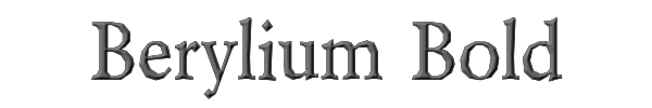 Berylium Bold 