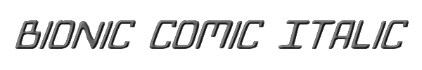 Bionic Comic Italic 