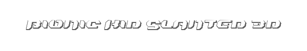 Bionic Kid Slanted 3d 