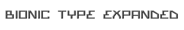 Bionic Type Expanded 