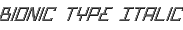 Bionic Type Italic 