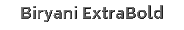 Biryani ExtraBold 