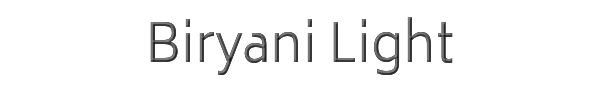 Biryani Light 