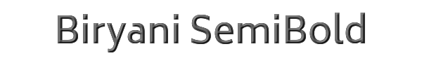 Biryani SemiBold 