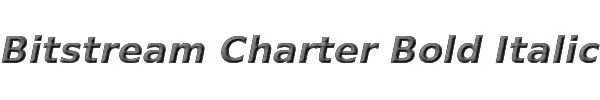 Bitstream Charter Bold Italic 