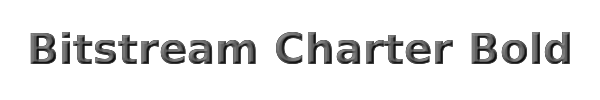 Bitstream Charter Bold 