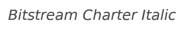 Bitstream Charter Italic 