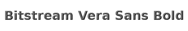 Bitstream Vera Sans Bold 