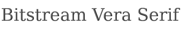 Bitstream Vera Serif 