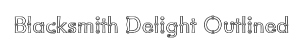 Blacksmith Delight Outlined 