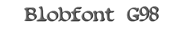 Blobfont G98 