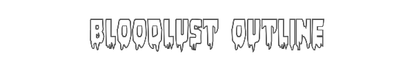 Bloodlust Outline 