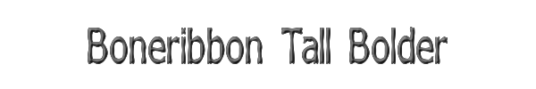 Boneribbon Tall Bolder 