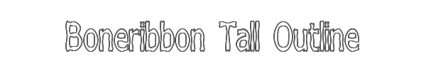 Boneribbon Tall Outline 