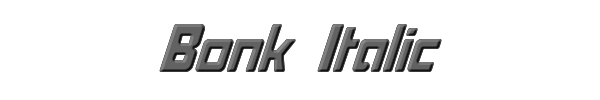 Bonk Italic 