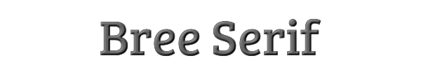 Bree Serif 