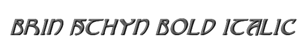 Brin Athyn Bold Italic 