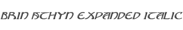 Brin Athyn Expanded Italic 