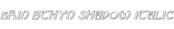 Brin Athyn Shadow Italic 