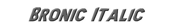 Bronic Italic 