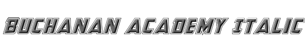 Buchanan Academy Italic 