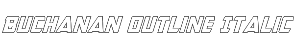Buchanan Outline Italic 