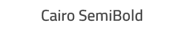 Cairo SemiBold 