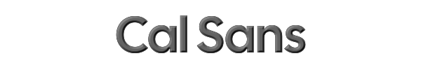 Cal Sans 