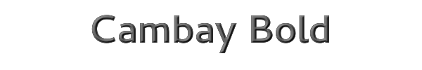 Cambay Bold 